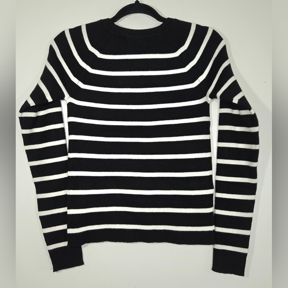 NEW MANGO CUT-OUT STRIPED SWEATER. - Picture 4 of 6